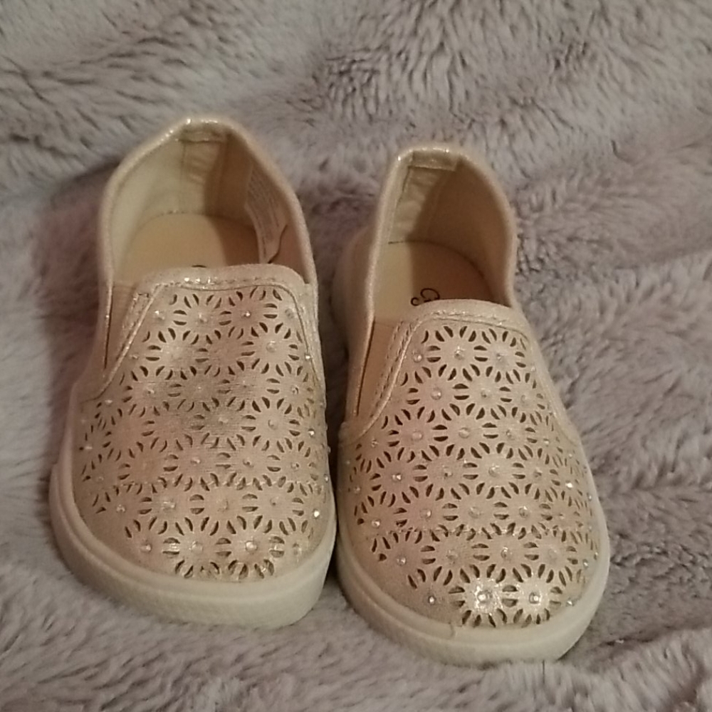 Cynthia rowley gold  shoes for girls